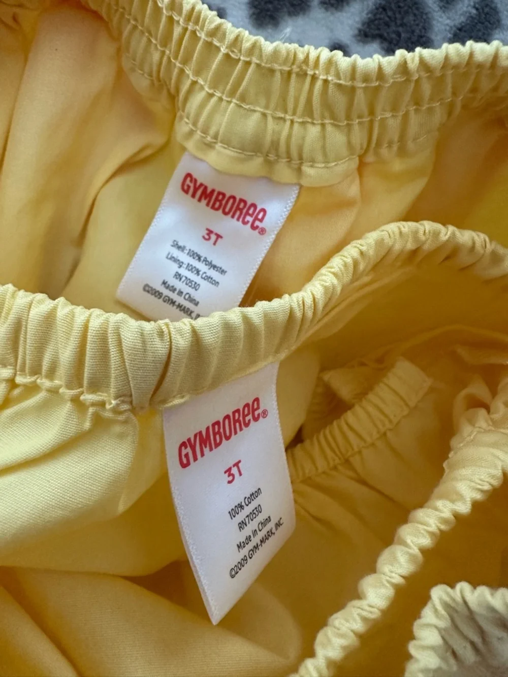 2009 Gymboree Tulle Ribbon Layered Skirt in Yellow Size 3T